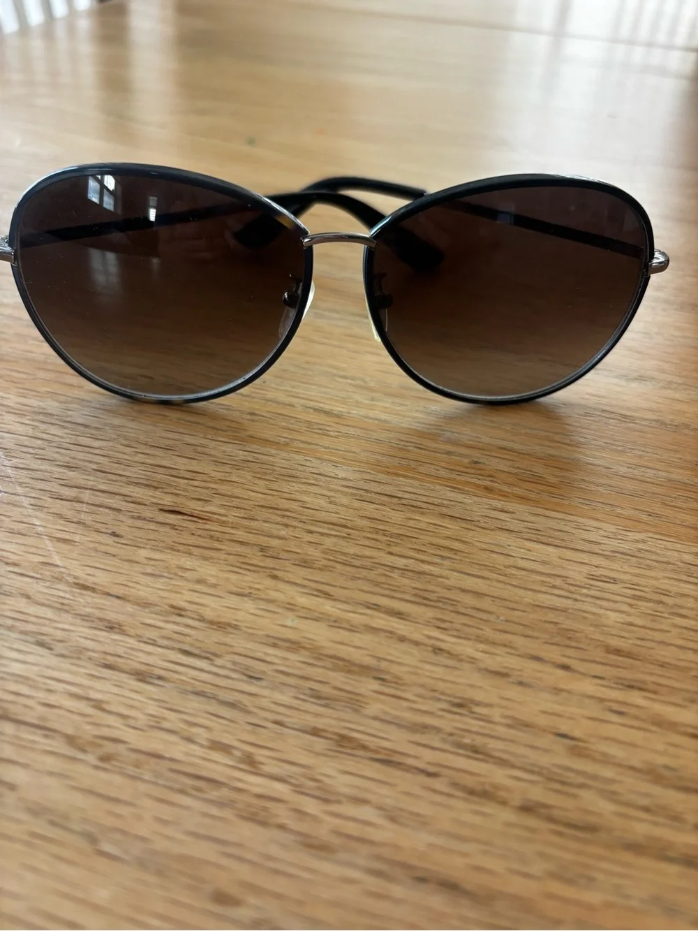Etro Blue Gradient Round Sunglasses